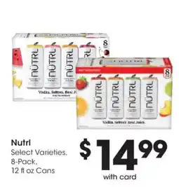 King Soopers Nutrl Select Varieties offer