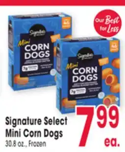 Jewel-Osco Signature Select Mini Corn Dogs offer