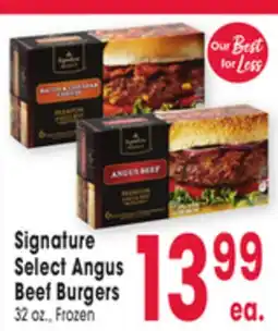 Jewel-Osco Signature Select Angus Beef Burgers offer