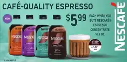 Jewel-Osco NESCAFÉ ESPRESSO CONCENTRATE offer