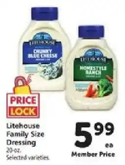 Safeway Litehouse Family Size Dressing offer