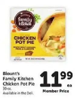 Safeway Blount's Family Kitchen Chicken Pot Pie offer