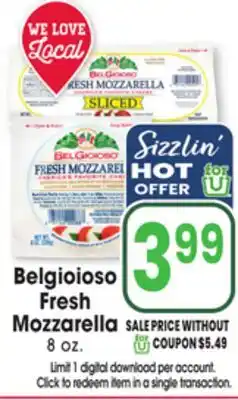 Jewel-Osco Belgioioso Fresh Mozzarella offer