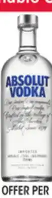 Jewel-Osco Absolut Vodka offer