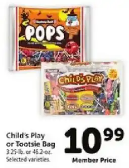 Safeway Child's Play or Tootsie Bag offer