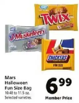 Safeway Mars Halloween Fun Size Bag offer