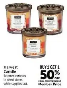 Safeway Harvest Candle offer
