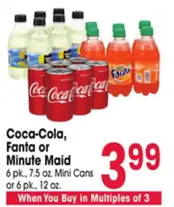 Jewel-Osco Coca-Cola, Fanta or Minute Maid offer