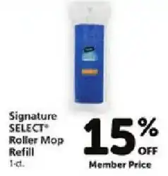 Safeway Signature Select Roller Mop Refill offer