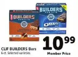 Safeway Clif Builders Bars offer