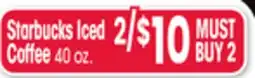 Jewel-Osco Starbucks Iced Coffee offer