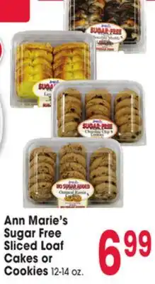 Jewel-Osco Ann Marie's Sugar Free Sliced Loaf Cakes or Cookies offer
