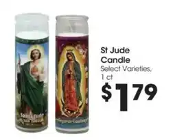 Food 4 Less St Jude Candle offer