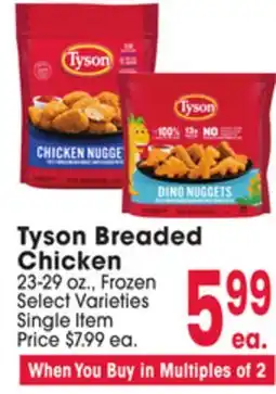 Jewel-Osco Tyson Breaded Chicken offer