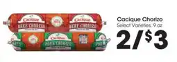Food 4 Less Cacique chorizo offer