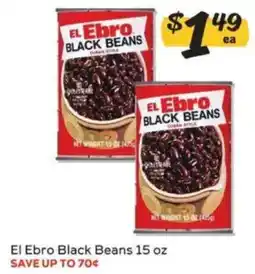 Winn Dixie El Ebro black beans offer