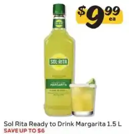 Winn Dixie Sol Rita Ready to Drink Margarita offer