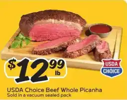 Winn Dixie Usda choice beef whole picanha offer