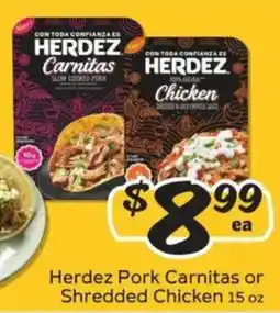 Winn Dixie Herdez Pork Carnitas or Shredded Chicken offer