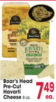 Jewel-Osco Boar's Head Pre-Cut Havarti Cheese offer
