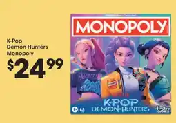 King Soopers Monopoly K-Pop Demon Hunters offer