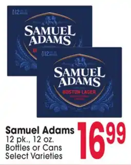 Jewel-Osco Samuel Adams Bottles or Cans offer