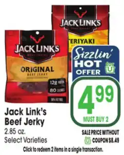 Jewel-Osco Jack Link's Beef Jerky offer