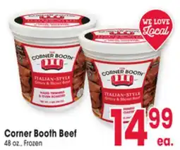 Jewel-Osco Corner Booth Beef offer