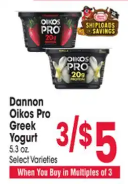 Jewel-Osco Dannon Oikos Pro Greek Yogurt offer