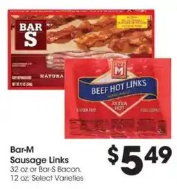 Food 4 Less Bar-M Sausage Links offer