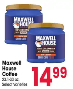 Jewel-Osco Maxwell House Coffee offer
