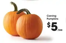 Food 4 Less Carving Pumpkins offer