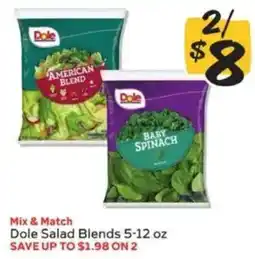 Winn Dixie Dole Salad Blends offer