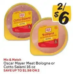 Winn Dixie Oscar Mayer Meat Bologna or Cotto Salami offer