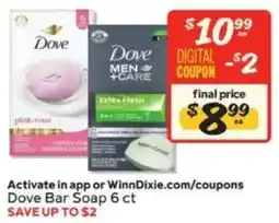 Winn Dixie Dove Bar Soap offer