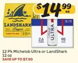 Winn Dixie Michelob Ultra or LandShark offer