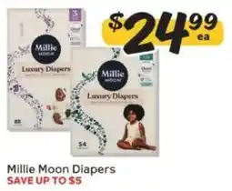 Winn Dixie Millie Moon Diapers offer