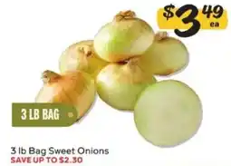 Winn Dixie 3 lb Bag Sweet Onions offer