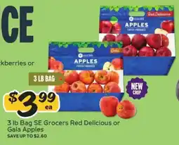 Winn Dixie Se Grocers Red Delicious or Gala Apples offer