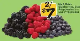 Winn Dixie Mix & Match Blueberries, Black Raspberries offer