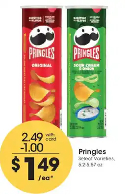 Smith's Pringles Select Varieties offer
