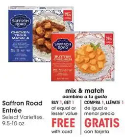 Smith's Saffron Road Entrée offer