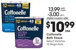 Smith's Cottonelle bath tissue offer