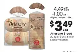 Smith's Artesano Bread offer
