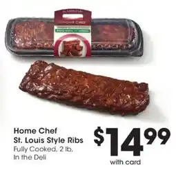 Smith's Home Chef St. Louis Style Ribs offer