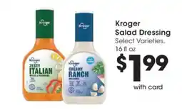 Smith's Kroger salad dressing offer