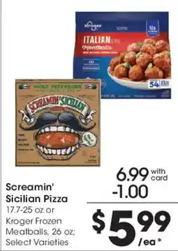 Smith's Screamin' Sicilian Pizza offer