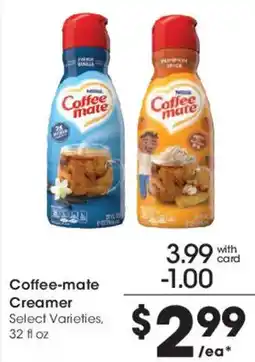 Smith's Coffee-mate Creamer offer