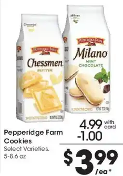 Smith's Pepperidge Farm Cookies offer