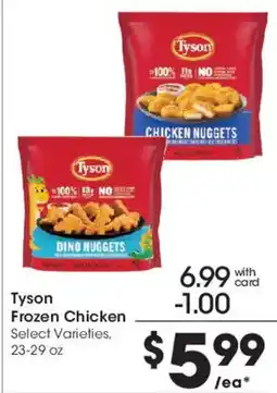 Smith's Tyson Frozen Chicken offer